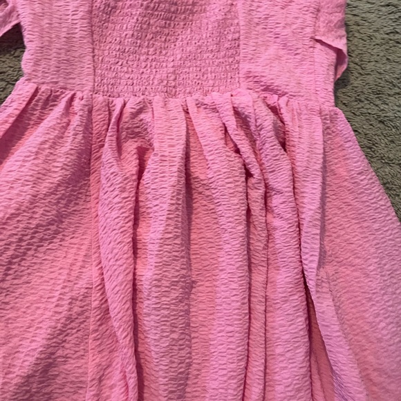 Lulus Cute and Sweet Pink Tie-Back Mini Skater Dress - Picture 9 of 9